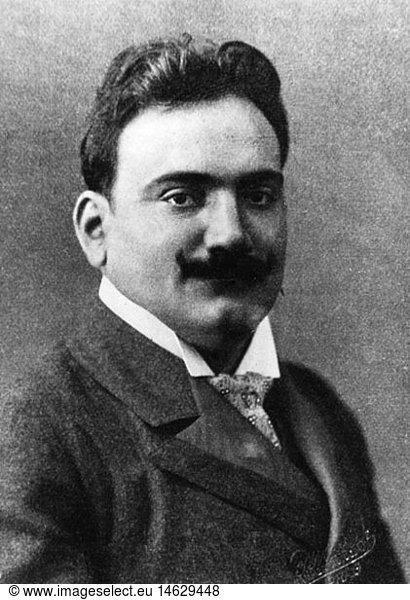 Caruso  Enrico  (1873-1921) ital. SÃ¤nger (Tenor)  Portrait  nach Fotographie  1904