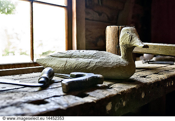 Carved Duck