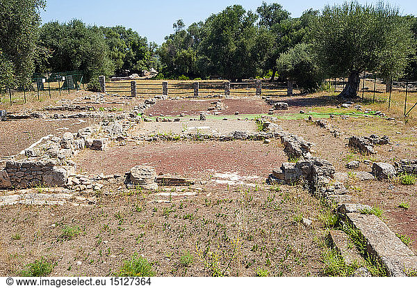 Casa di Diana  römische Stadt von Cosa  Ansedonia  Provinz Grosseto  Maremma  Toskana  Italien  Europa