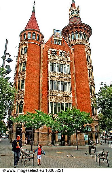 Casa Terradas  Casa de les Punxes  1905  Catalan modernism  architect Josep Puig i Cadafalch  Barcelona  ??Catalonia  Spain
