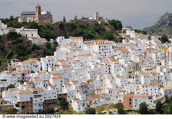Casares. Provinz Malaga,  Andalusien,  Spanien
