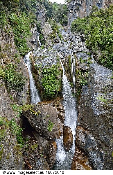 Cascade d'Ucelluline Castagniccia Corsica France