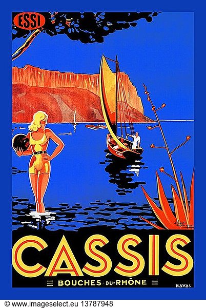 Cassis: Bouches du Rhone 1930