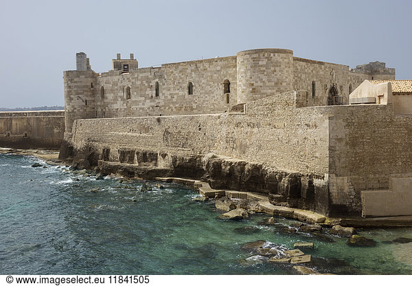 Castello Maniace  Syrakus  Sizilien  Italien  Mittelmeer  Europa