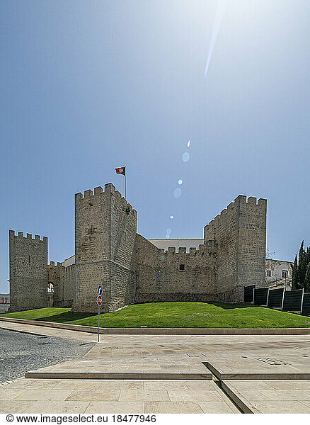 Castelo De Loule in front of clear sky on sunny day