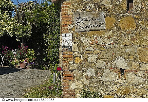 Castiglione d'Orcia  Agriturismo  Guest house  Val d'Orcia  Orcia Valley  UNESCO world heritage site  Tuscany Landscape  Siena Province  Tuscany  Italy  Europe