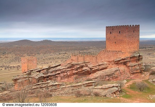 Castle of Zafra in Campillo de Dueñas. Guadalajara. Castile-La Mancha. Spain