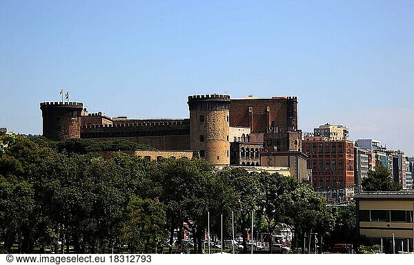 Castle Sant' Elmo auf dem Vomero oberhalb von Neapel  Kampanien  Italien  Europa