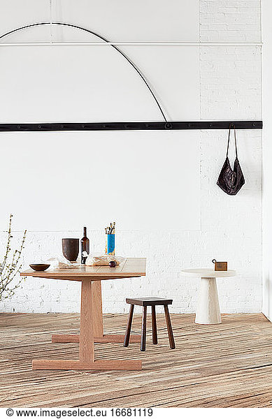 Casual Dining setup in industrial space