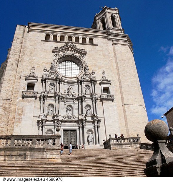 Catedral de Girona  CataluÃ’a  EspaÃ’a