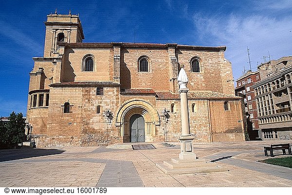 Catedral de San Juan Bautista  lateral view. Albacete city  Castilla-La Mancha  Spain.