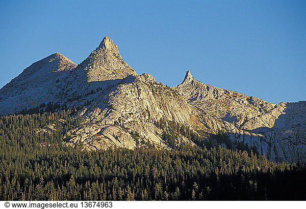 Cathedral Peak Yosemite National Park  California.