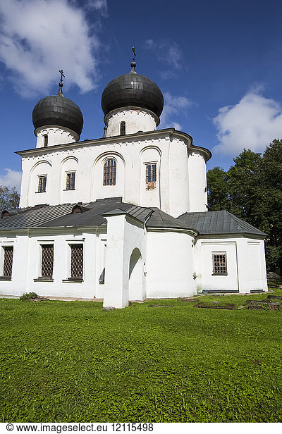 Cathedral  St. Anthony Monastery  a UNESCO World Heritage Site; Veliky Novgorod  Novgorod Oblast  Russia