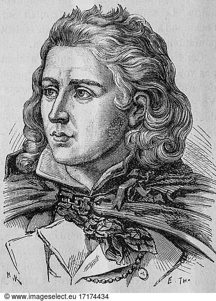 Cathelineau  1792-1804  geschichte von frankreich von henri martin  herausgeber furne 1850.