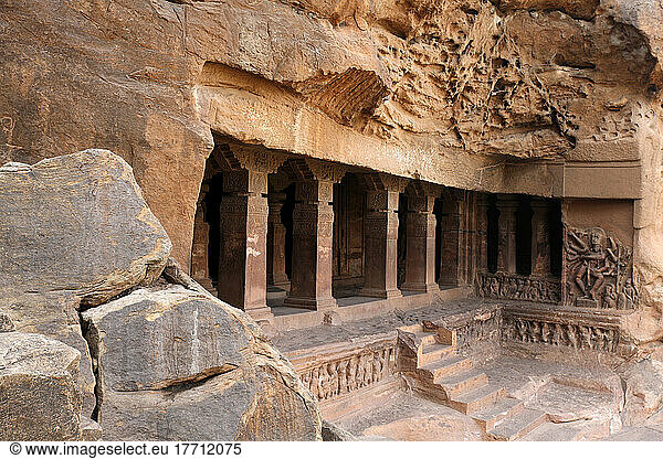 Cave Temples; Badami  Karnataka  India