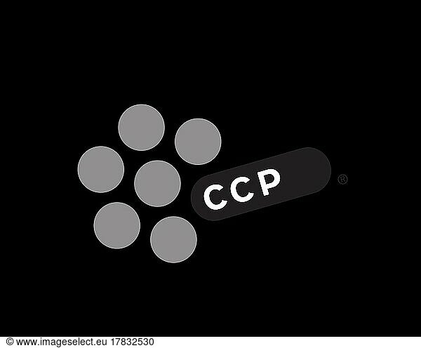 CCP Games  gedrehtes Logo  Schwarzer Hintergrund