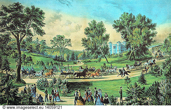 Central Park  New York  1869