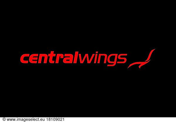 Centralwings  Logo  Black background