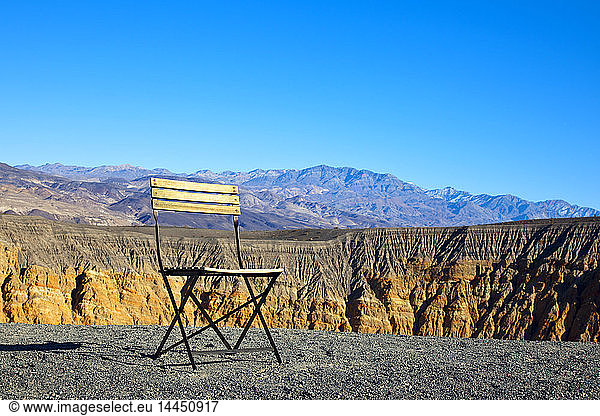 Chair in Desert Landscape