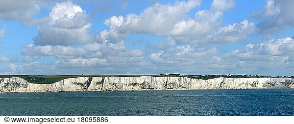 Chalk cliffs of Dover  England  Great Britain