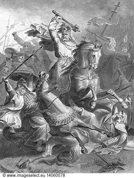 Charles Martel Charles Martel Battle Of Tours 732battle Of Tours