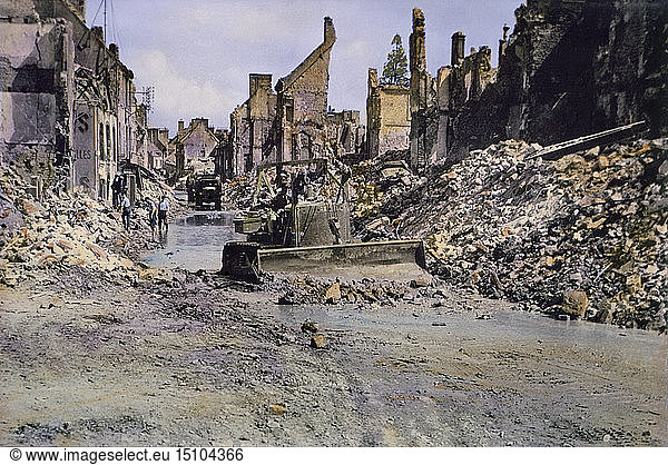 Cherbourg World War II WWII war France historical