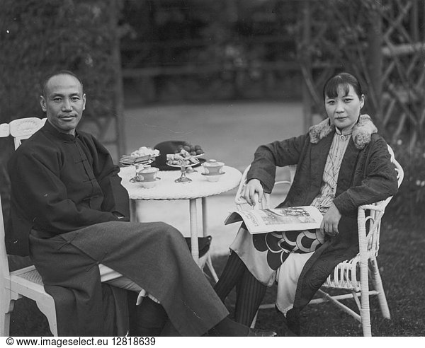 CHIANG KAI SHEK (1887-1975). Chinese Statesman And General Photographed ...