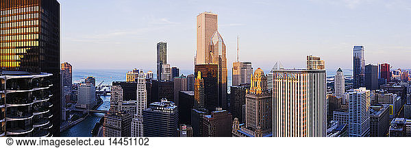 Chicago Stadtbild Skyline