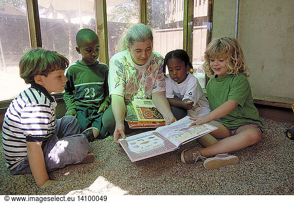 Children being read to