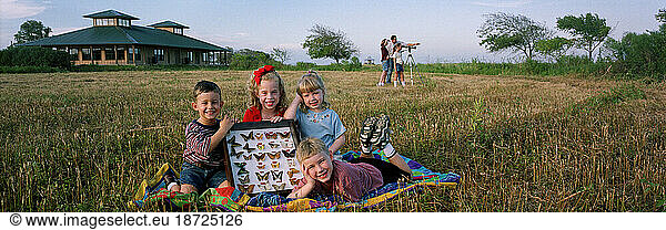Children learn conservation near Houston area nature preserve.