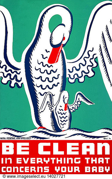 Children's Hygiene  FAP Poster  1939