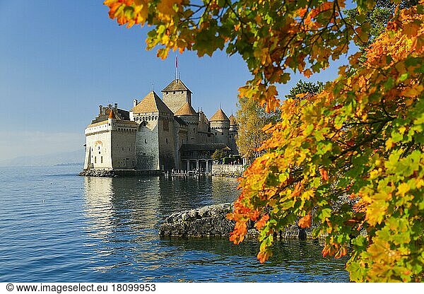 Chillon Castle  Lake Geneva  Switzerland  Europe