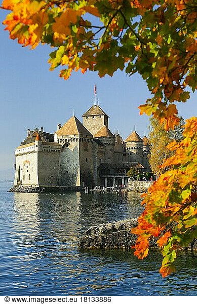 Chillon Castle  Lake Geneva  Switzerland  Europe
