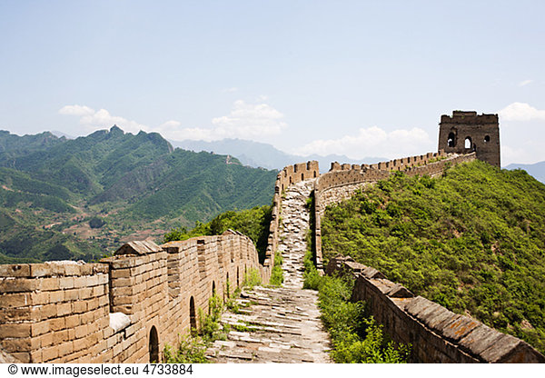 Chinesische Mauer Ansicht von der Wand