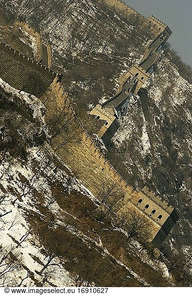 Chinesische Mauer bei Mutianyu.