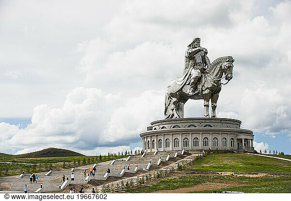Chinggis Khan (Genghis Khan) statute  Mongolia