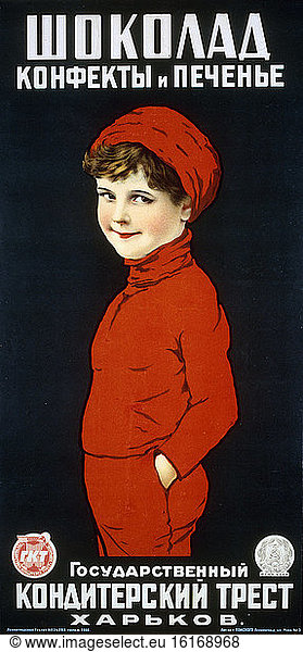 Chocolate / Soviet poster / 1920s
