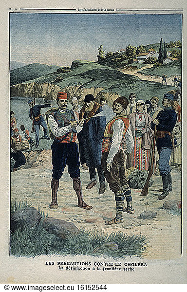 Cholera 1910 / Disinfection / Serbia