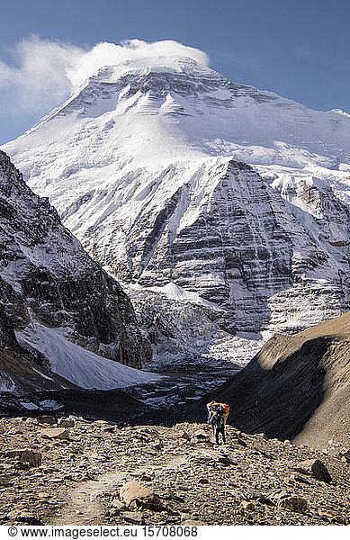 Chonbarden Glacier  French Pass  Dhaulagiri  Dhaulagiri Circuit Trek  Himalaya  Nepal