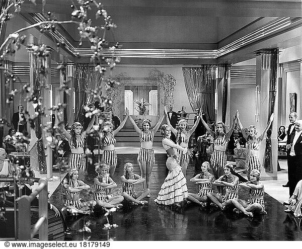 Chorus Girls and Stage Production  on-set of the Film  'Dance  Girl  Dance'  RKO Radio Pictures  1940