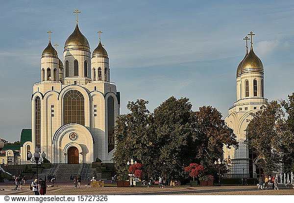 Christ-Erlöser-Kathedrale am Platz des Sieges  Kaliningrad  Russland  Europa