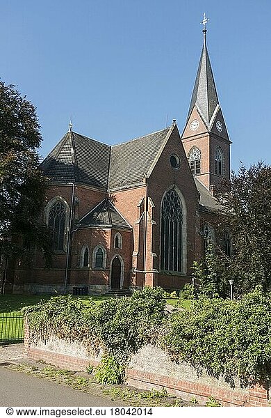 Church  Lahde  Petershagen  Minden-Lübbecke  East Westphalia-Lippe  North Rhine-Westphalia  Germany  Europe