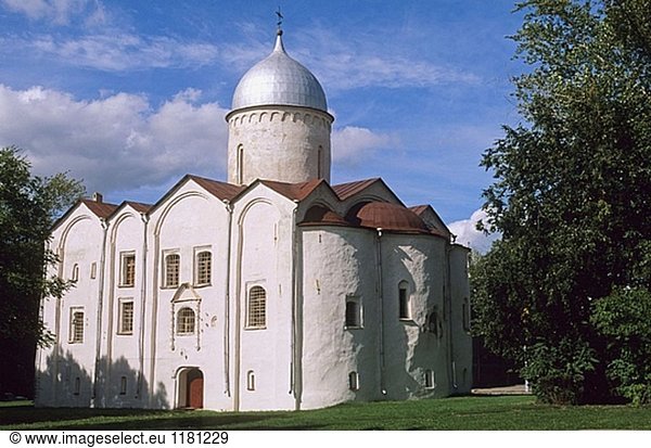 Church of Ioann the Forerunner on Opoki in Yaroslav´s Court  Velikiy Novgorod. Russia