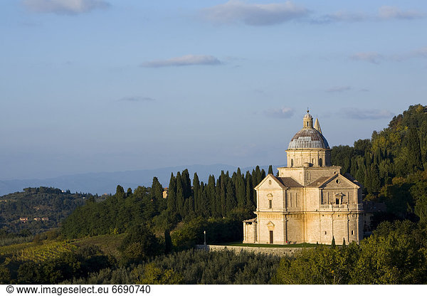 Church of Madonna di San Biagio  Montepulciano  Tuscany  Italy