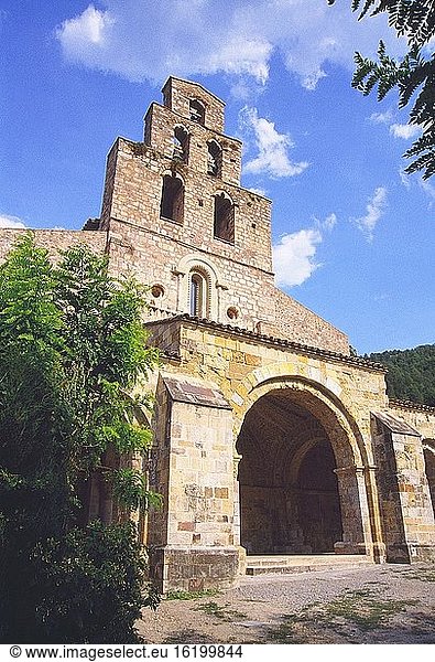 Church of Santa Maria monastery. Gerri de la sal  Lerida province  Catalonia  Spain.