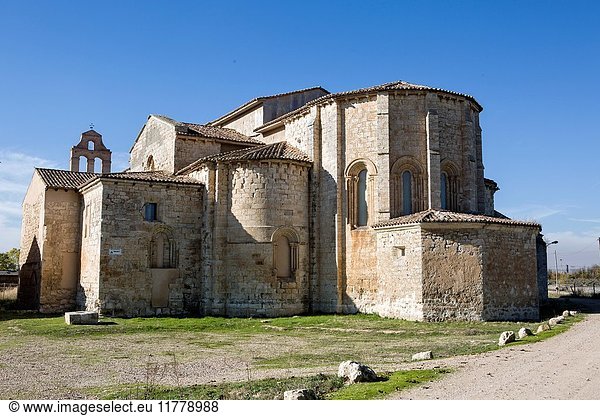 Church of the Cistercian monastery of Santa María de Palazuelos. Centuries XII-XIX. Cabezón de Pisuerga. Valladolid. Castilla y León. Spain.