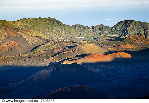 Cinder Cones  Haleakala Crater  Haleakala National Park  Maui  Hawaii  USA