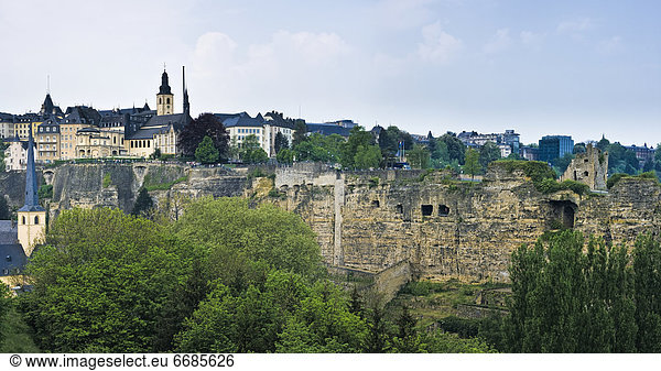 City Walls in Luxembourg City