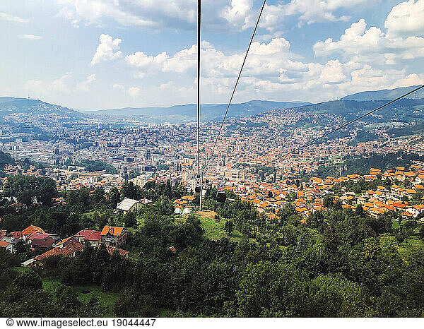 Cityscape of Sarajevo