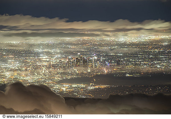 Cityscape overlooking Los Angeles from Mt. Wilson